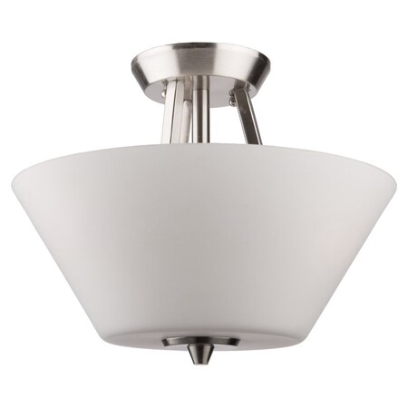 Artcraft Clayton Ac10918Bn 3 Light Flush Mount AC10918BN